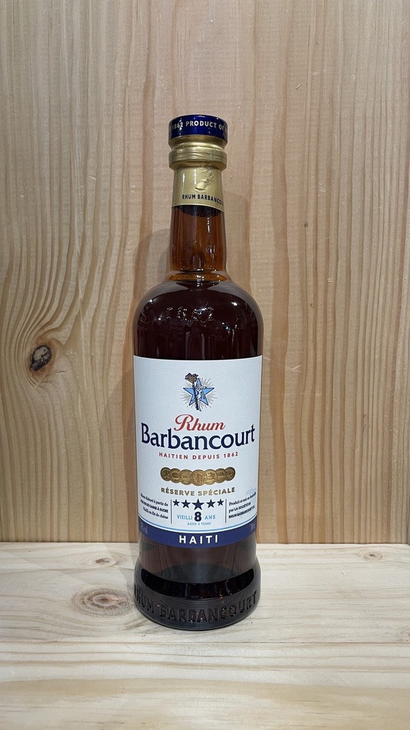 Rhum Vieux 8 ans - Barbancourt 40% 70cl